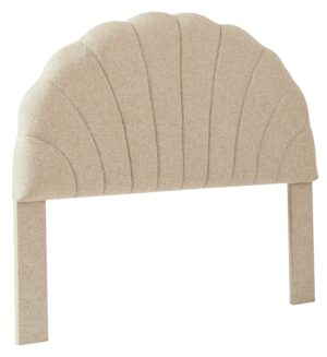 SUND Sengegavl i stof 140 cm beige