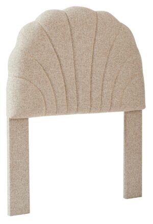 SUND Sengegavl i stof 90 cm beige