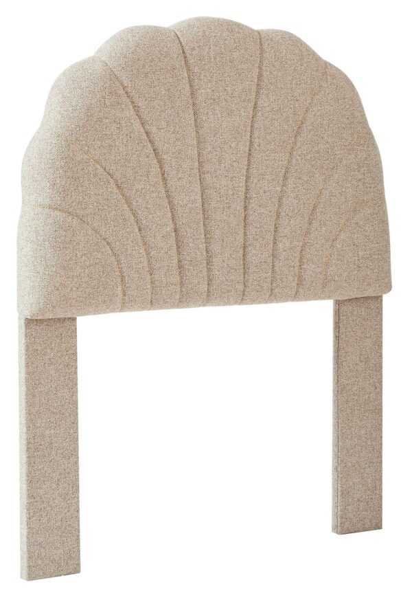 SUND Sengegavl i stof 90 cm beige