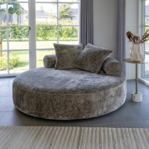 Scandinavian Living Skagen rund daybed - Chenille inkl. 2 puder | Møbelsalg.dk