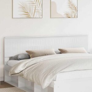 Sengegavl i Gloss hvid konstrueret træ - 203 x 7 x 90 cm