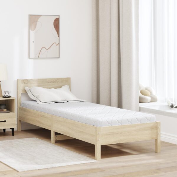 Skummadras med kokoslag 70 x 200 cm - hvid