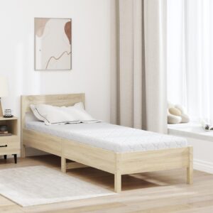Skummadras med kokoslag 80 x 200 cm - hvid