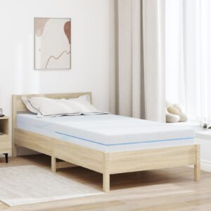Skummadras medium fast 100 x 200 cm - hvid