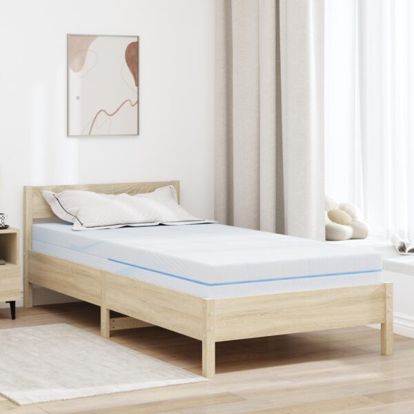 Skummadras medium fast 100 x 200 cm - hvid