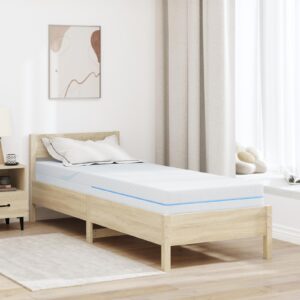 Skummadras medium fast 80 x 200 cm - hvid