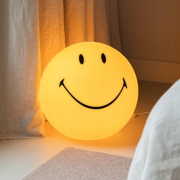 Smiley Bundle of Light LED-natlampe, højde 40 cm – Mr Maria - Børneværelse - Plastik