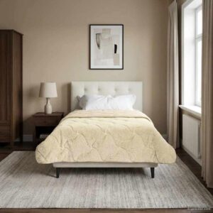 Sommerdyne 135 x 200 cm - cremefarvet