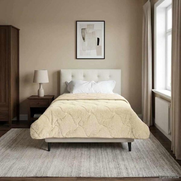 Sommerdyne 135 x 200 cm - cremefarvet