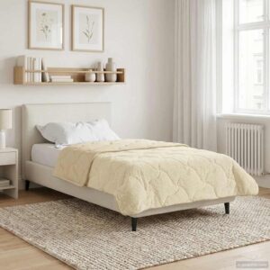Sommerdyne 135 x 220 cm - cremefarvet