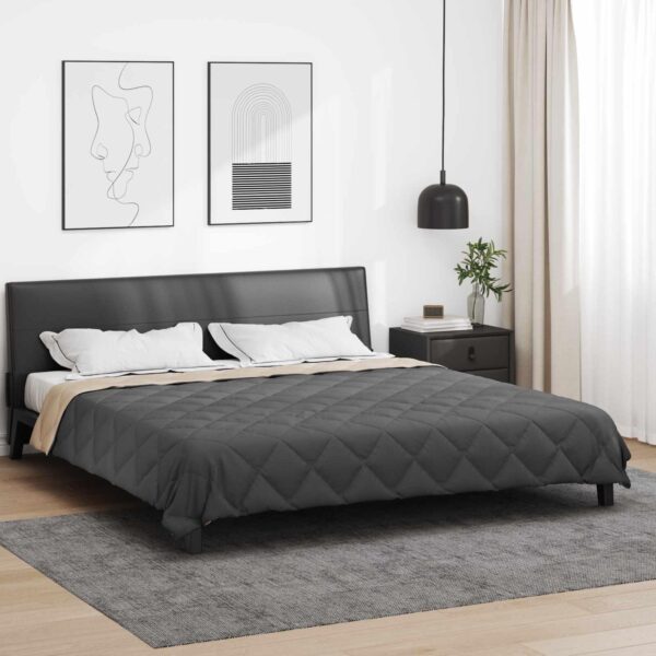 Sommerdyne 200 x 200 cm 200 gsm - antracit og taupe