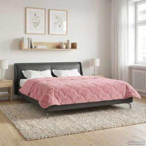Sommerdyne 200 x 200 cm - lyserød