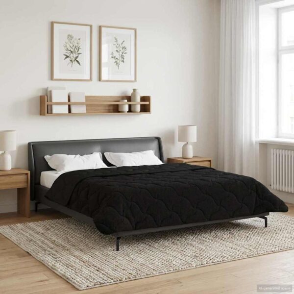 Sommerdyne 200 x 220 cm - sort