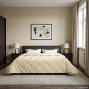 Sommerdyne 200 x 240 cm - cremefarvet