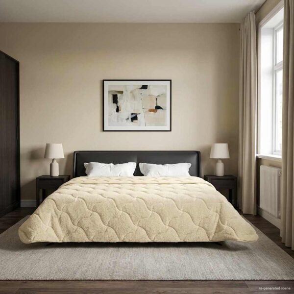 Sommerdyne 200 x 240 cm - cremefarvet