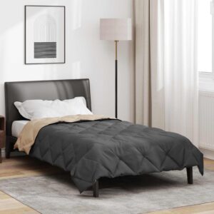 Sommerdyne 220 x 135 cm 200 g/m² - antracit og taupe