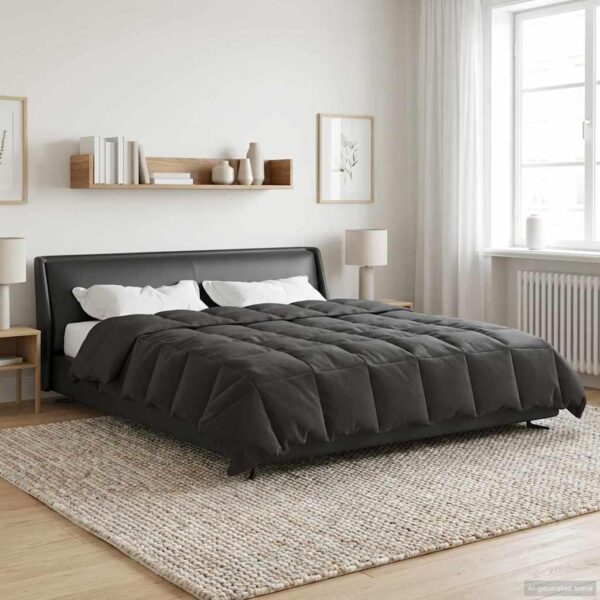 Sommerdyne 220 x 240 cm i mikrofiber - antracit