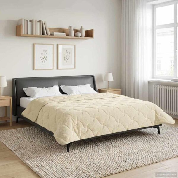 Sommerdyne 220 x 260 cm - cremefarvet