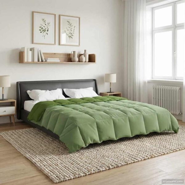 Sommerdyne 240 x 260 cm i mikrofiber - grøn