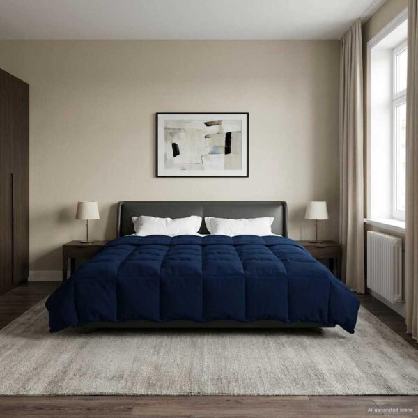 Sommerdyne 240 x 260 cm - mørk blå