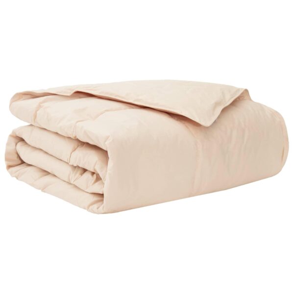 Sommerdyne beige 135 x 220 cm - 100 % naturlig kapok