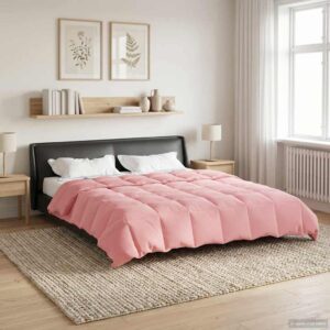 Sommerdyne lyserød 200 x 220 cm mikrofiber