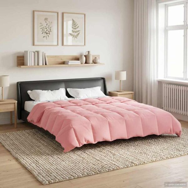 Sommerdyne lyserød 200 x 220 cm mikrofiber