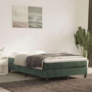 Springmadras med pocketfjedre 120x200 cm - mørkegrøn