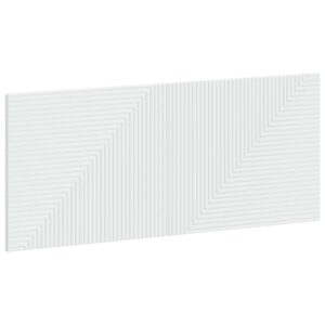 Væghængt sengegavl HAARLEM - hvid, 120 x 3 x 50 cm