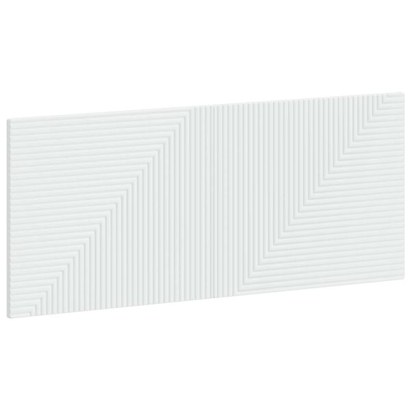 Væghængt sengegavl HAARLEM - hvid, 120 x 3 x 50 cm