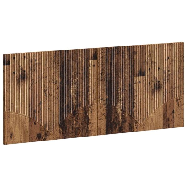 Væghængt sengegavl HOORN - gammelt træ, 120 cm