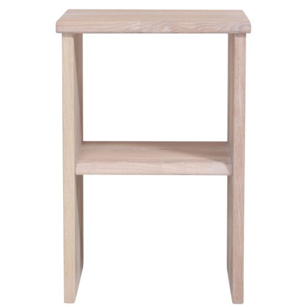 Wood by Nordic Fjord sengebord - Hvid olie 30 cm x 60 cm x 40 cm | Møbelsalg.dk