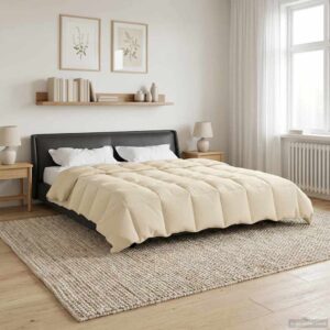 vidaXL Helårs dyne 200 x 240 cm Mikrofiber (100% polyester)